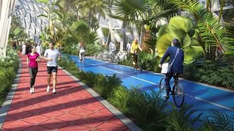 A Huge Air-Conditioned Bike Path Is Coming To Dubai